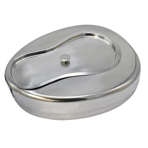 Bedpan bed pan lid - pan, w/